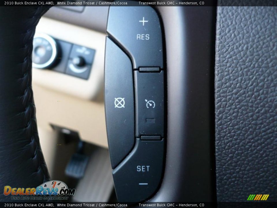 2010 Buick Enclave CXL AWD White Diamond Tricoat / Cashmere/Cocoa Photo #15