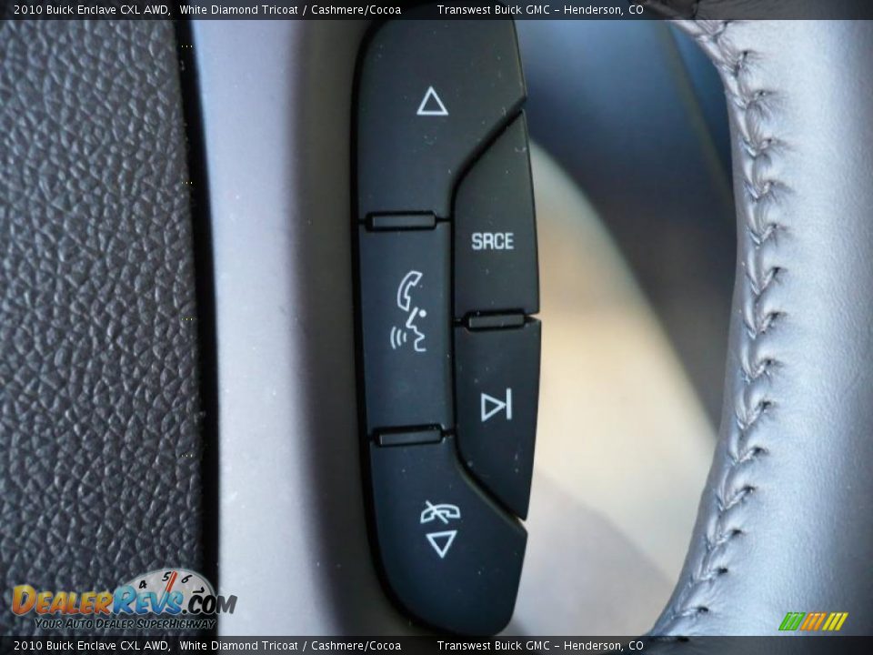 2010 Buick Enclave CXL AWD White Diamond Tricoat / Cashmere/Cocoa Photo #16