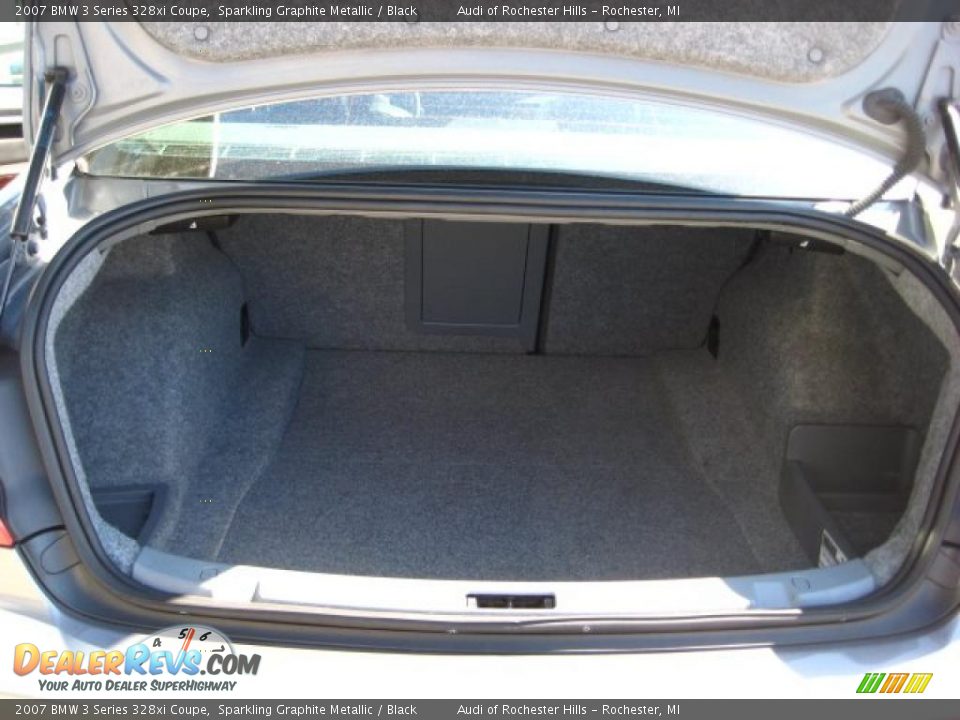 2007 BMW 3 Series 328xi Coupe Sparkling Graphite Metallic / Black Photo #14
