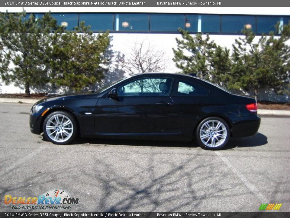 2010 BMW 3 Series 335i Coupe Black Sapphire Metallic / Black Dakota Leather Photo #2
