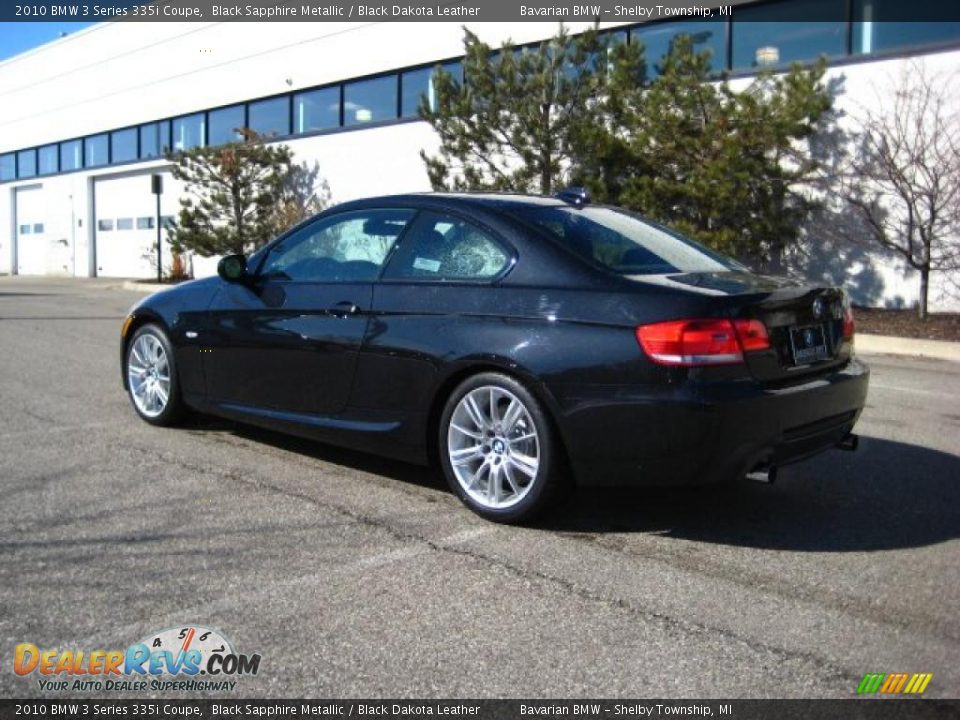 2010 BMW 3 Series 335i Coupe Black Sapphire Metallic / Black Dakota Leather Photo #3