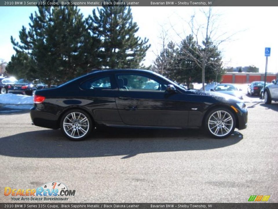 2010 BMW 3 Series 335i Coupe Black Sapphire Metallic / Black Dakota Leather Photo #6