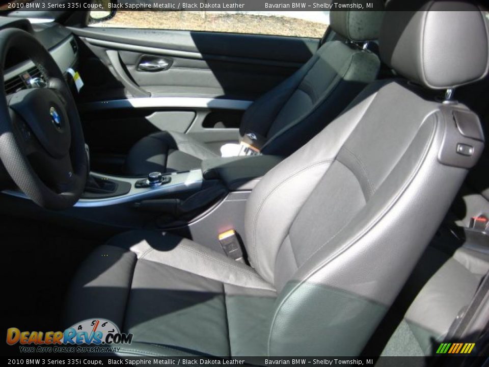 2010 BMW 3 Series 335i Coupe Black Sapphire Metallic / Black Dakota Leather Photo #10