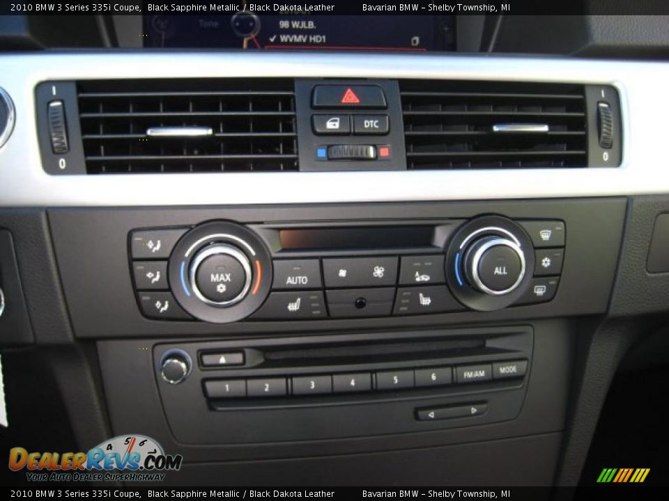 2010 BMW 3 Series 335i Coupe Black Sapphire Metallic / Black Dakota Leather Photo #13