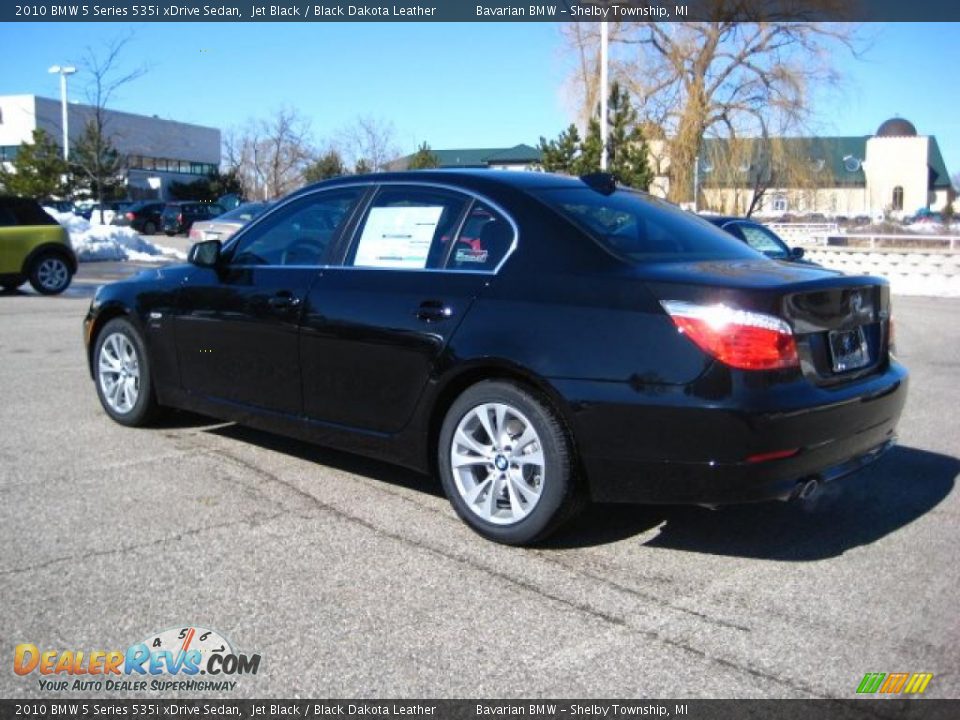 2010 BMW 5 Series 535i xDrive Sedan Jet Black / Black Dakota Leather Photo #3