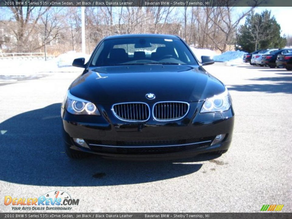 2010 BMW 5 Series 535i xDrive Sedan Jet Black / Black Dakota Leather Photo #8