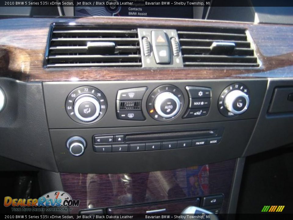 2010 BMW 5 Series 535i xDrive Sedan Jet Black / Black Dakota Leather Photo #13