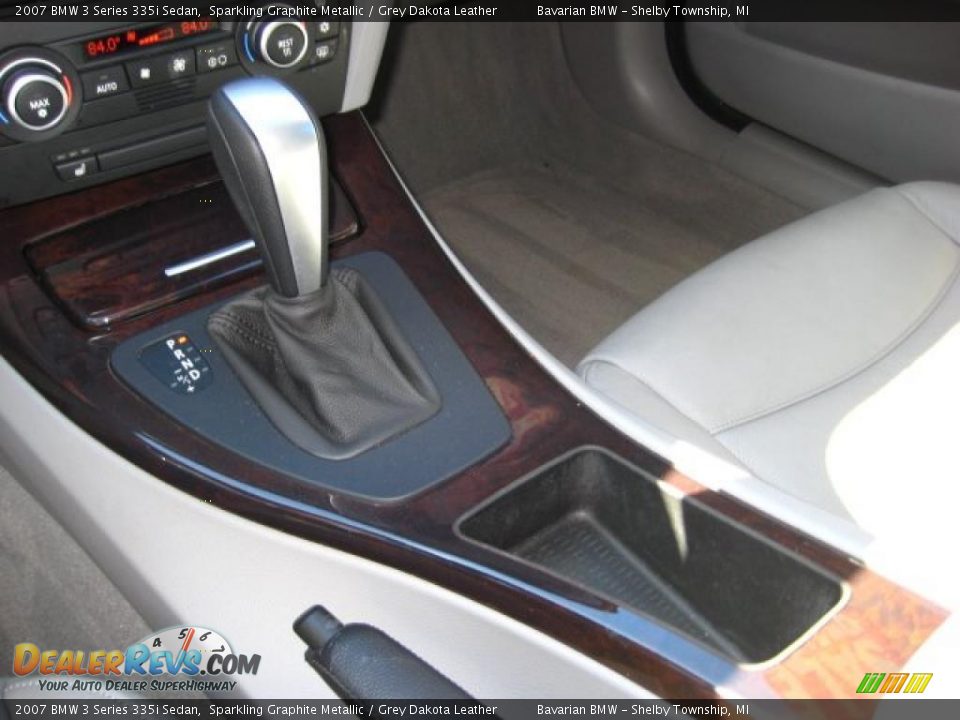 2007 BMW 3 Series 335i Sedan Sparkling Graphite Metallic / Grey Dakota Leather Photo #19