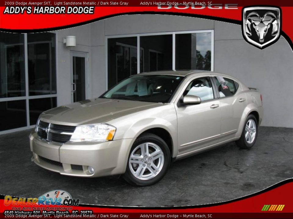 2009 Dodge Avenger SXT Light Sandstone Metallic / Dark Slate Gray Photo #1