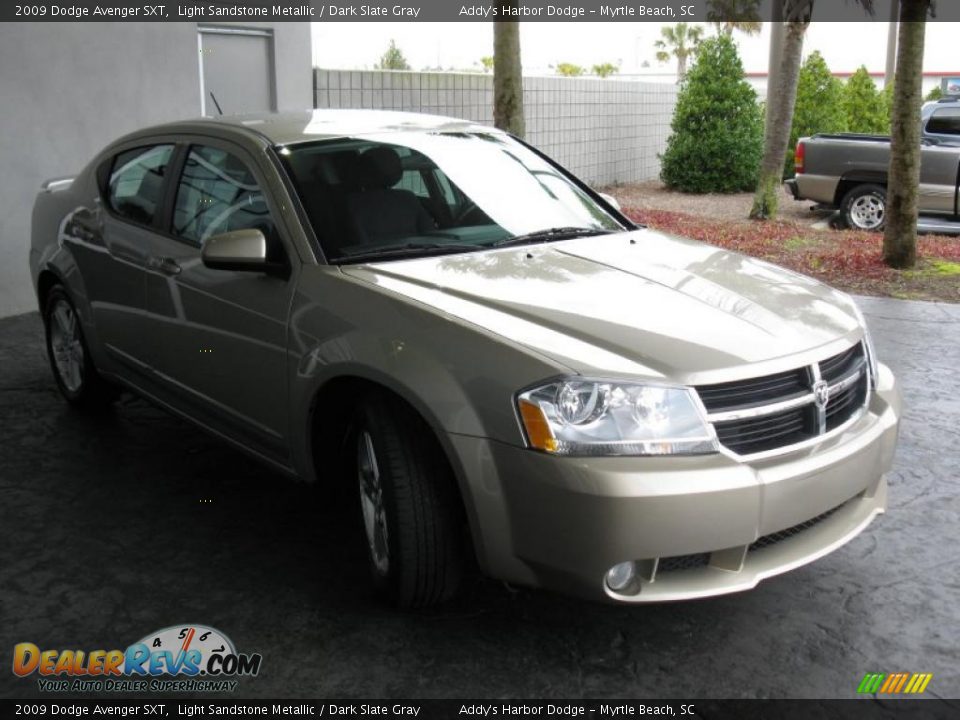 2009 Dodge Avenger SXT Light Sandstone Metallic / Dark Slate Gray Photo #3