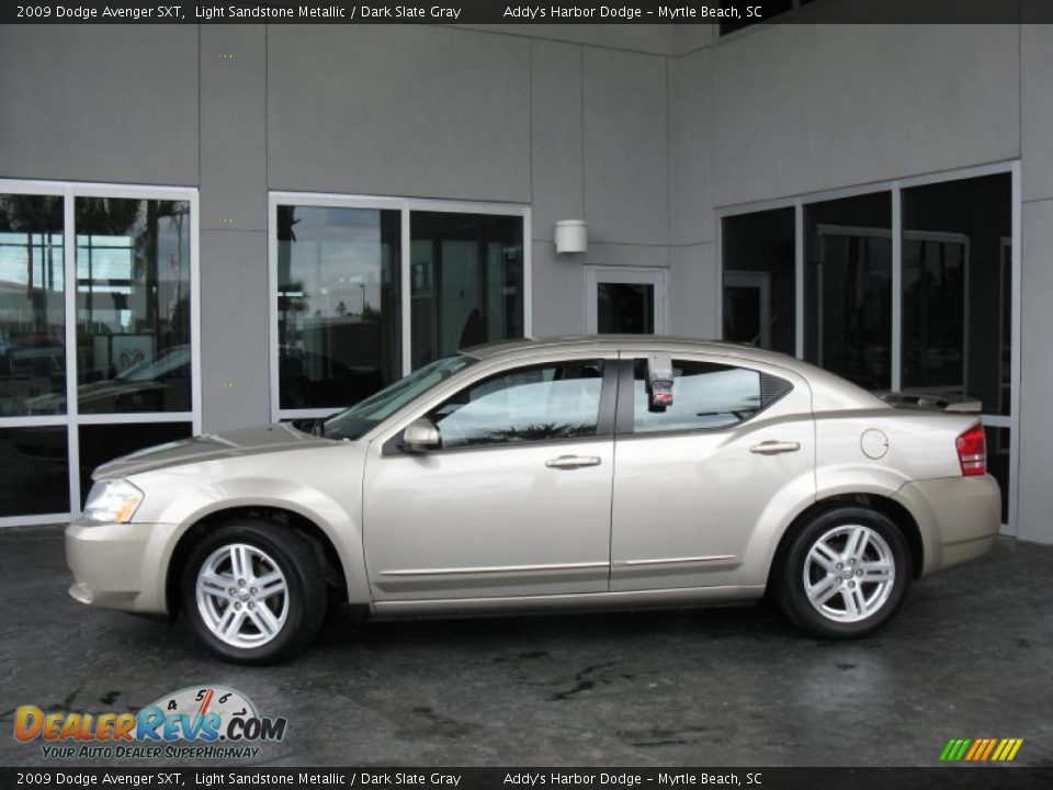 2009 Dodge Avenger SXT Light Sandstone Metallic / Dark Slate Gray Photo #5