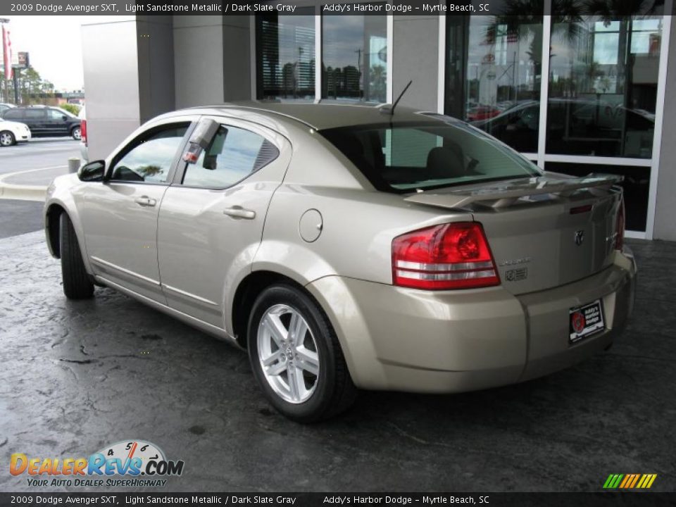 2009 Dodge Avenger SXT Light Sandstone Metallic / Dark Slate Gray Photo #6