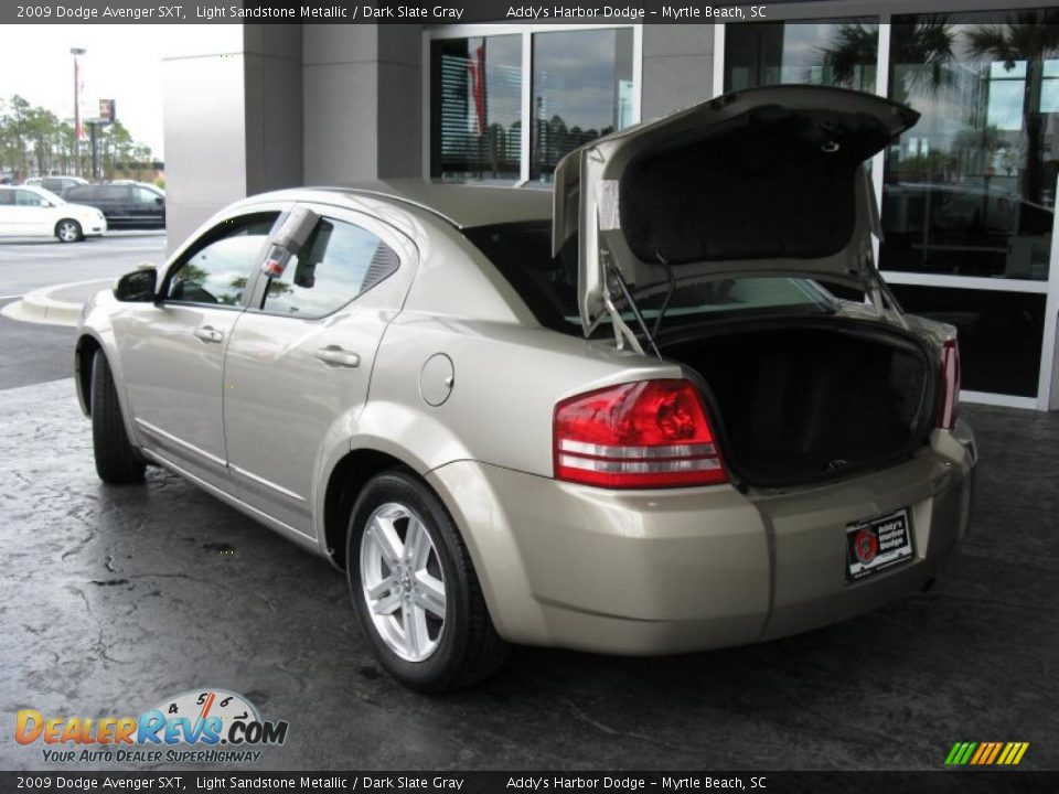 2009 Dodge Avenger SXT Light Sandstone Metallic / Dark Slate Gray Photo #8