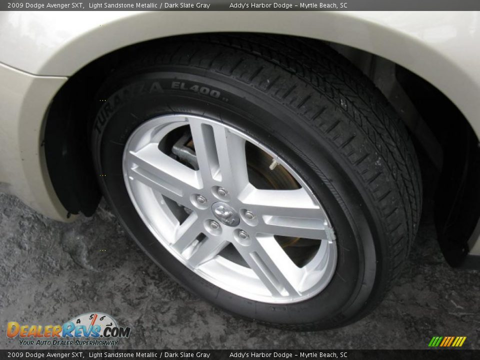 2009 Dodge Avenger SXT Light Sandstone Metallic / Dark Slate Gray Photo #10