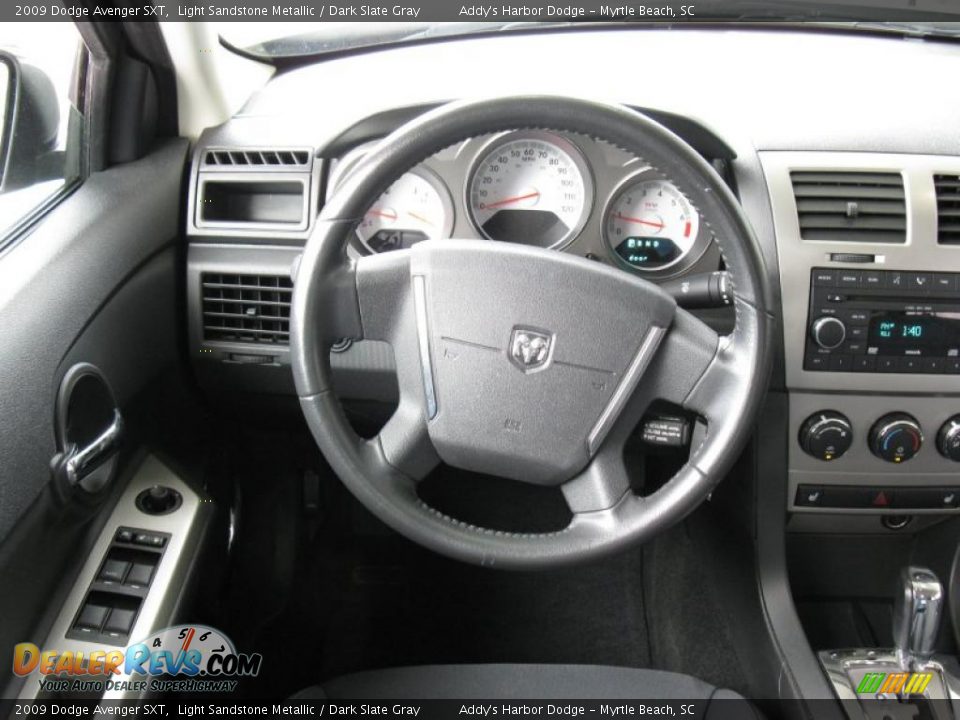 2009 Dodge Avenger SXT Light Sandstone Metallic / Dark Slate Gray Photo #19