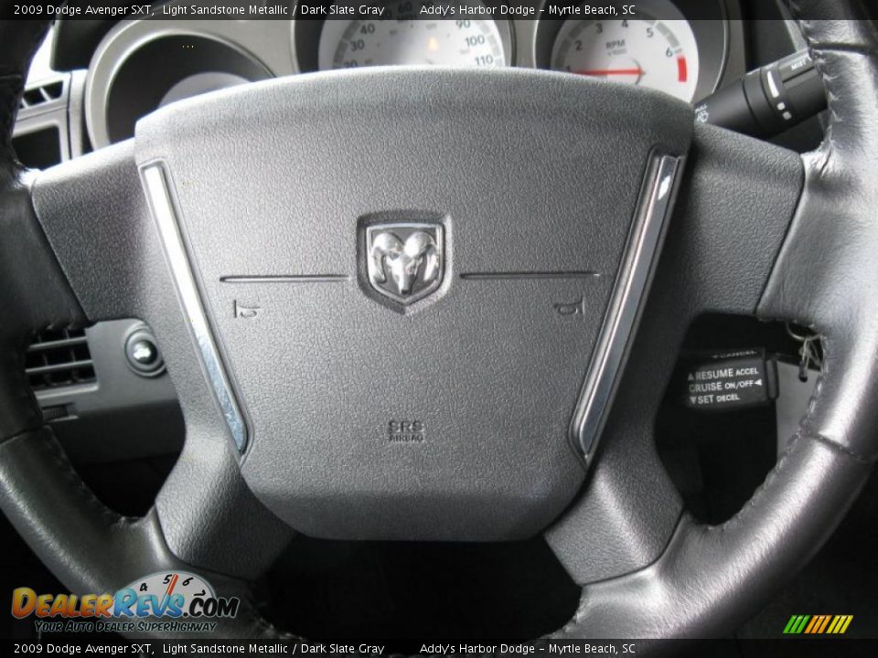 2009 Dodge Avenger SXT Light Sandstone Metallic / Dark Slate Gray Photo #21