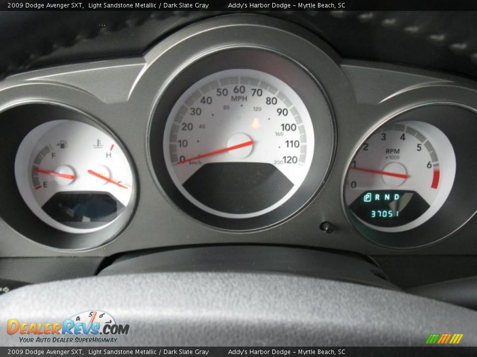 2009 Dodge Avenger SXT Light Sandstone Metallic / Dark Slate Gray Photo #22