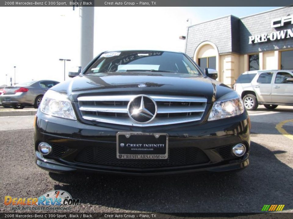 2008 Mercedes-Benz C 300 Sport Black / Black Photo #2