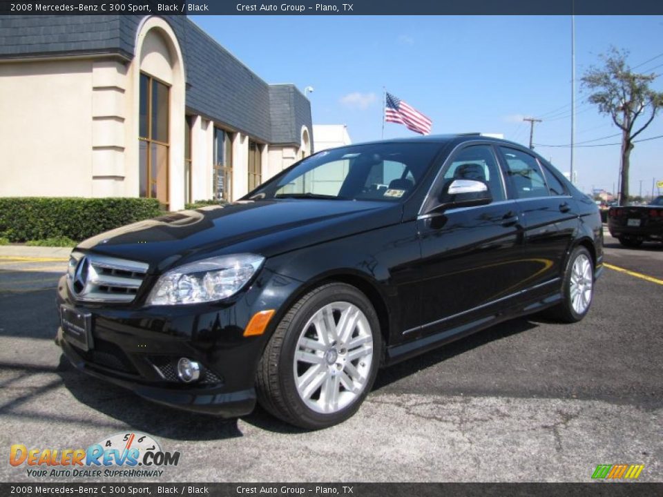2008 Mercedes-Benz C 300 Sport Black / Black Photo #3