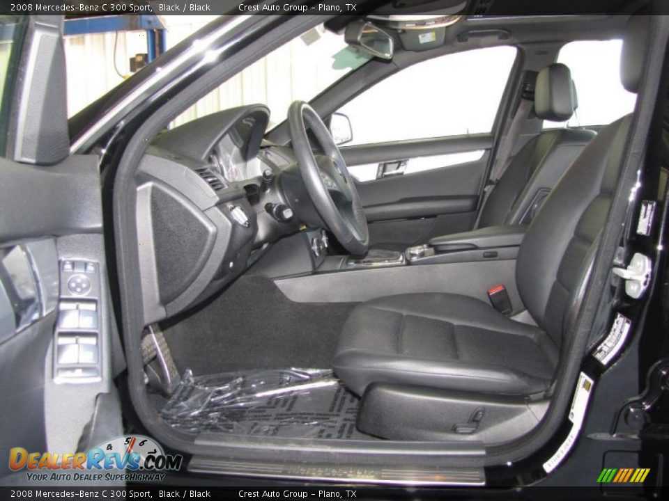 2008 Mercedes-Benz C 300 Sport Black / Black Photo #8