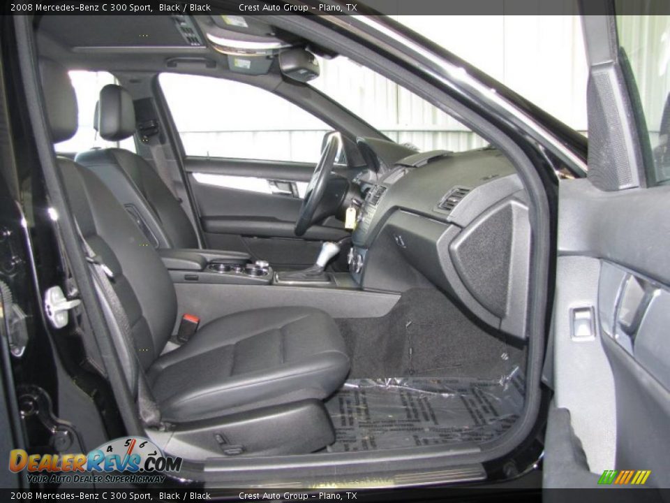 2008 Mercedes-Benz C 300 Sport Black / Black Photo #9