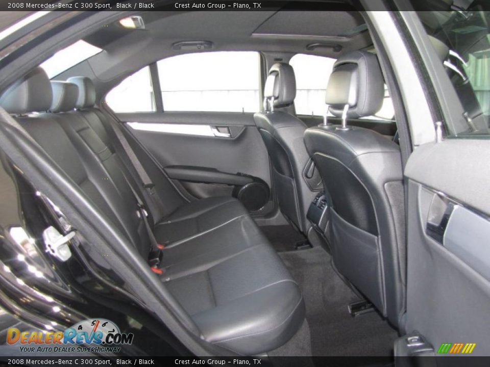 2008 Mercedes-Benz C 300 Sport Black / Black Photo #10