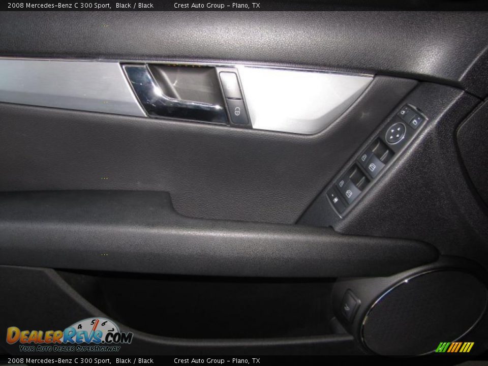 2008 Mercedes-Benz C 300 Sport Black / Black Photo #12
