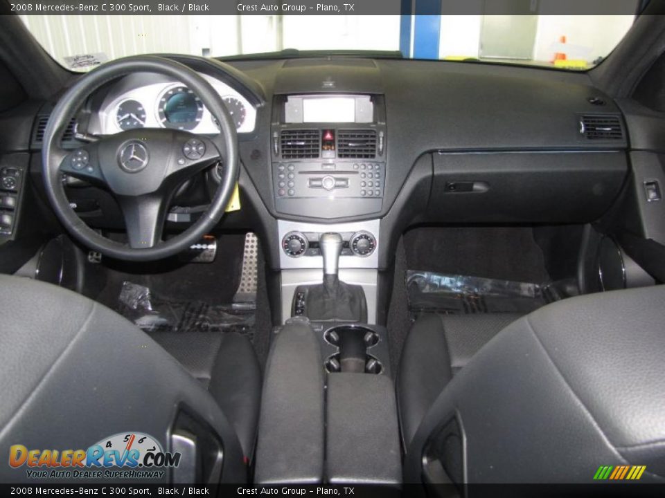 2008 Mercedes-Benz C 300 Sport Black / Black Photo #13