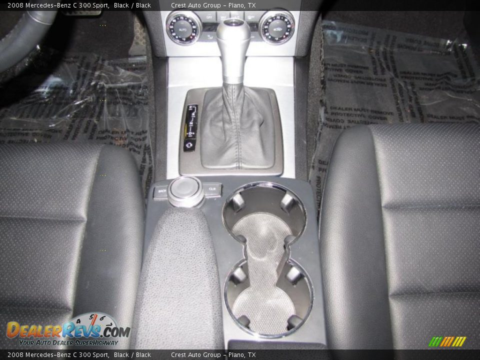 2008 Mercedes-Benz C 300 Sport Black / Black Photo #16