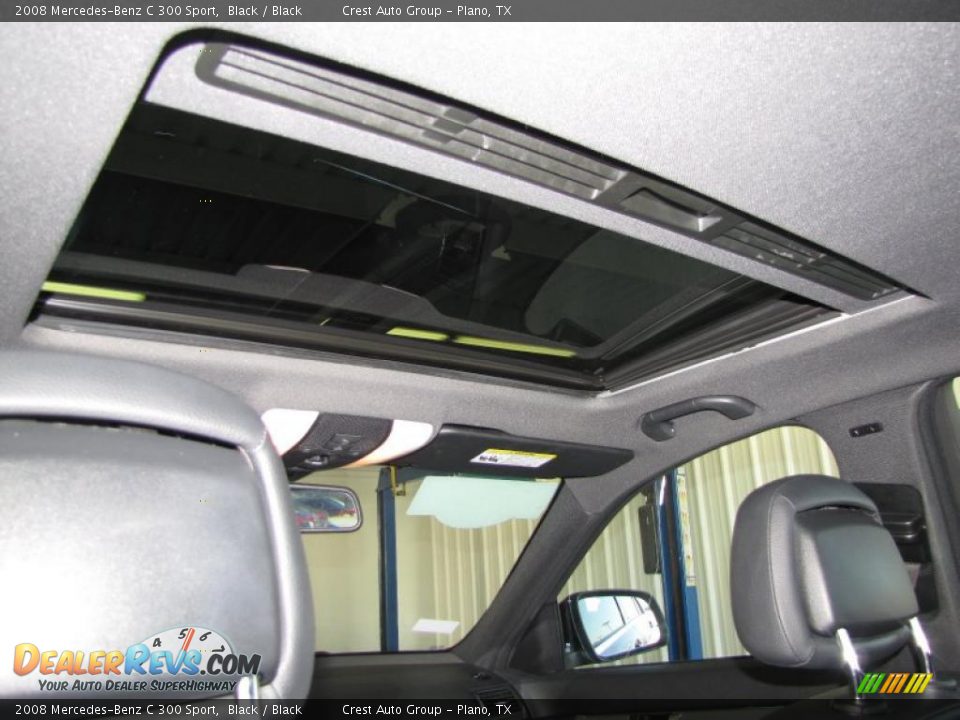 2008 Mercedes-Benz C 300 Sport Black / Black Photo #17