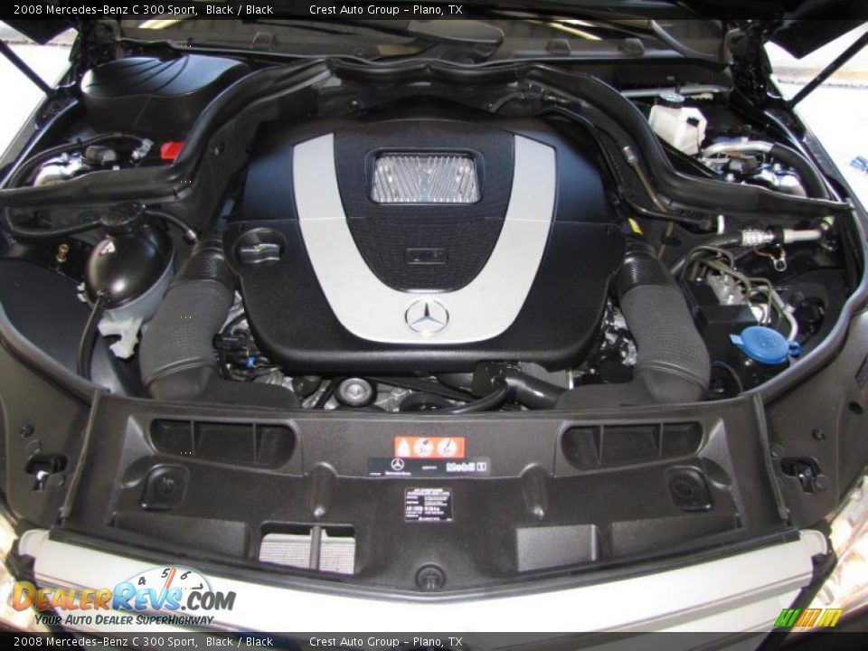 2008 Mercedes-Benz C 300 Sport Black / Black Photo #18