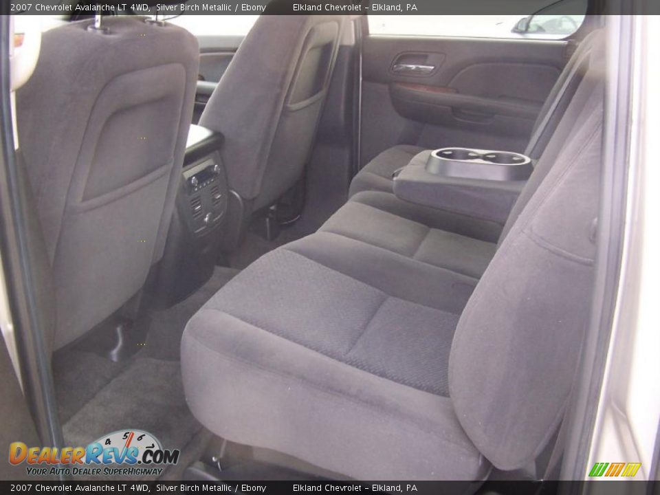 2007 Chevrolet Avalanche LT 4WD Silver Birch Metallic / Ebony Photo #36