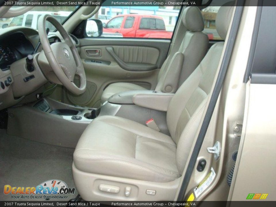 2007 Toyota Sequoia Limited Desert Sand Mica / Taupe Photo #11