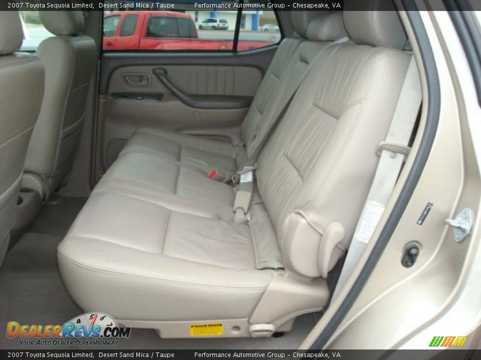 2007 Toyota Sequoia Limited Desert Sand Mica / Taupe Photo #13