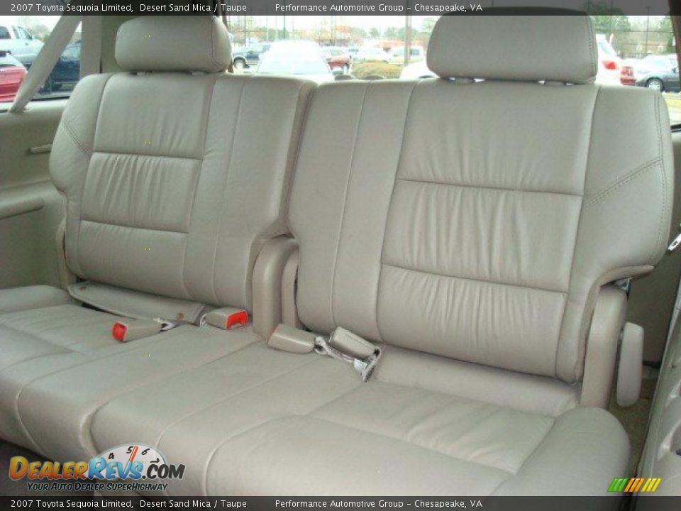 2007 Toyota Sequoia Limited Desert Sand Mica / Taupe Photo #14