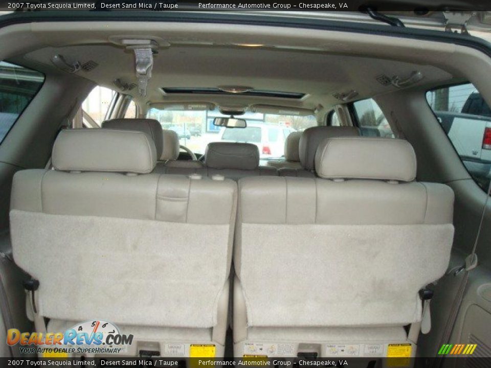 2007 Toyota Sequoia Limited Desert Sand Mica / Taupe Photo #15