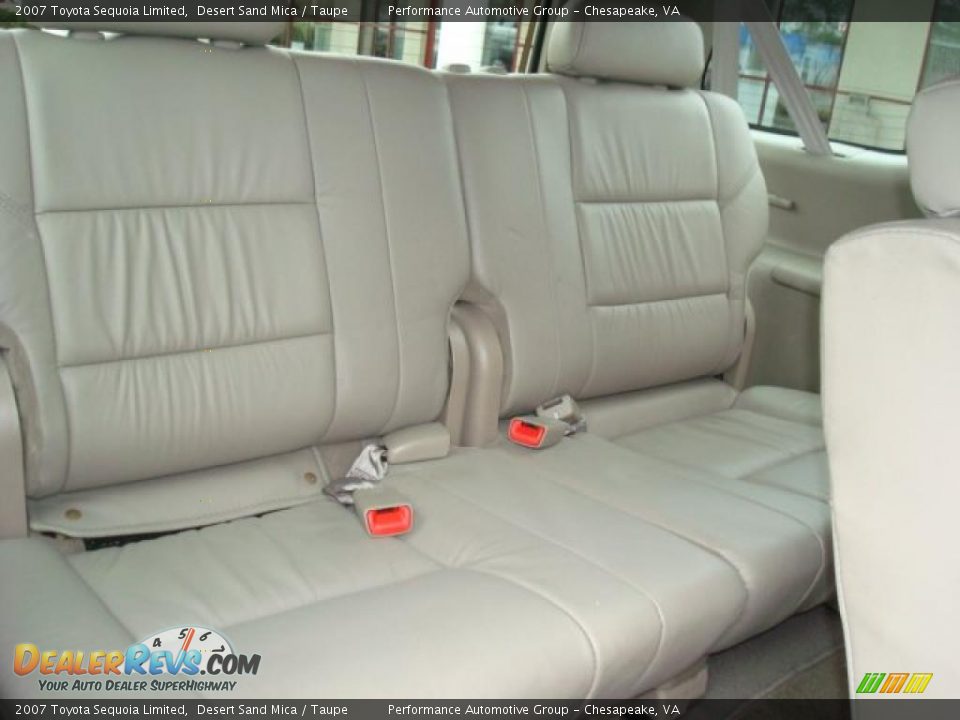 2007 Toyota Sequoia Limited Desert Sand Mica / Taupe Photo #16