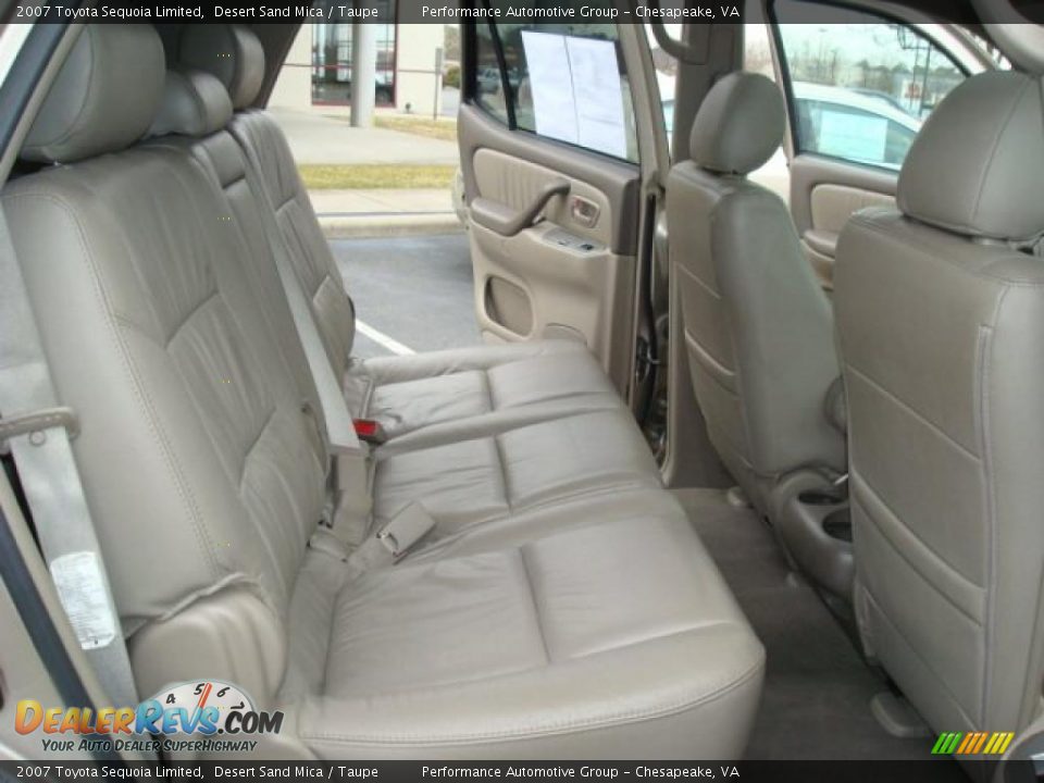 2007 Toyota Sequoia Limited Desert Sand Mica / Taupe Photo #17