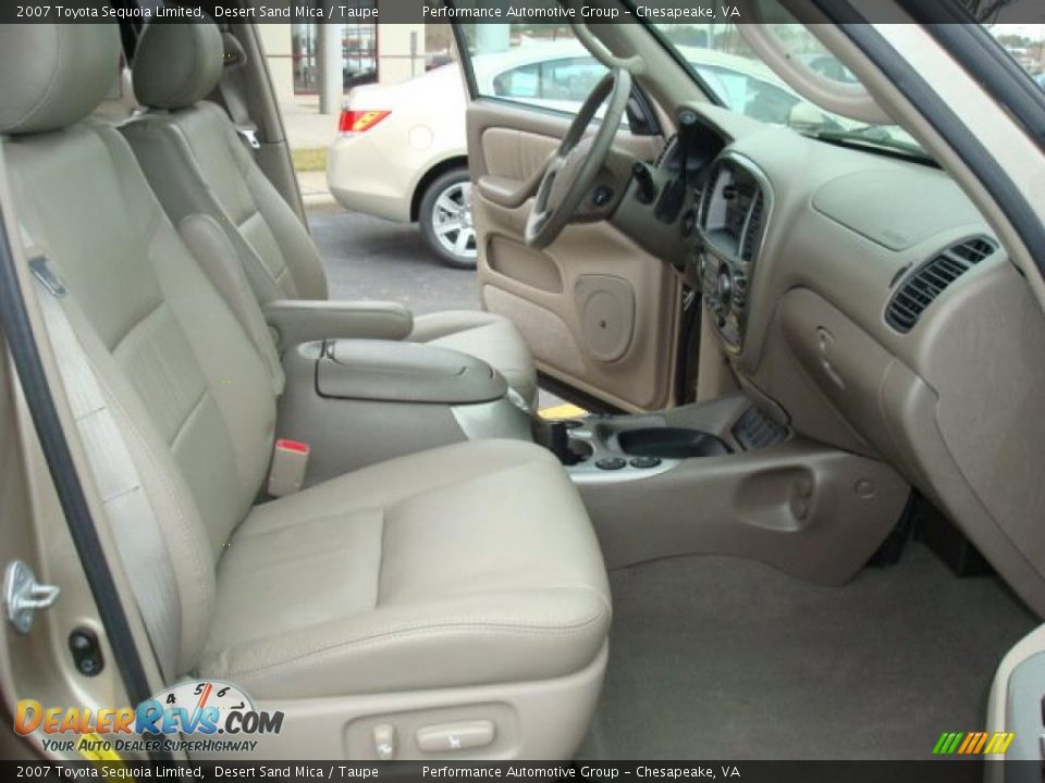 2007 Toyota Sequoia Limited Desert Sand Mica / Taupe Photo #18