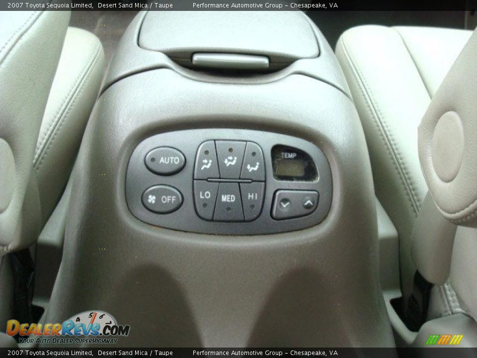 2007 Toyota Sequoia Limited Desert Sand Mica / Taupe Photo #19