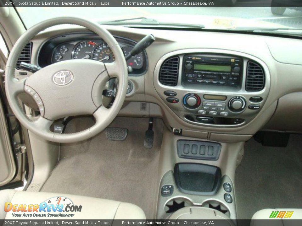 2007 Toyota Sequoia Limited Desert Sand Mica / Taupe Photo #20