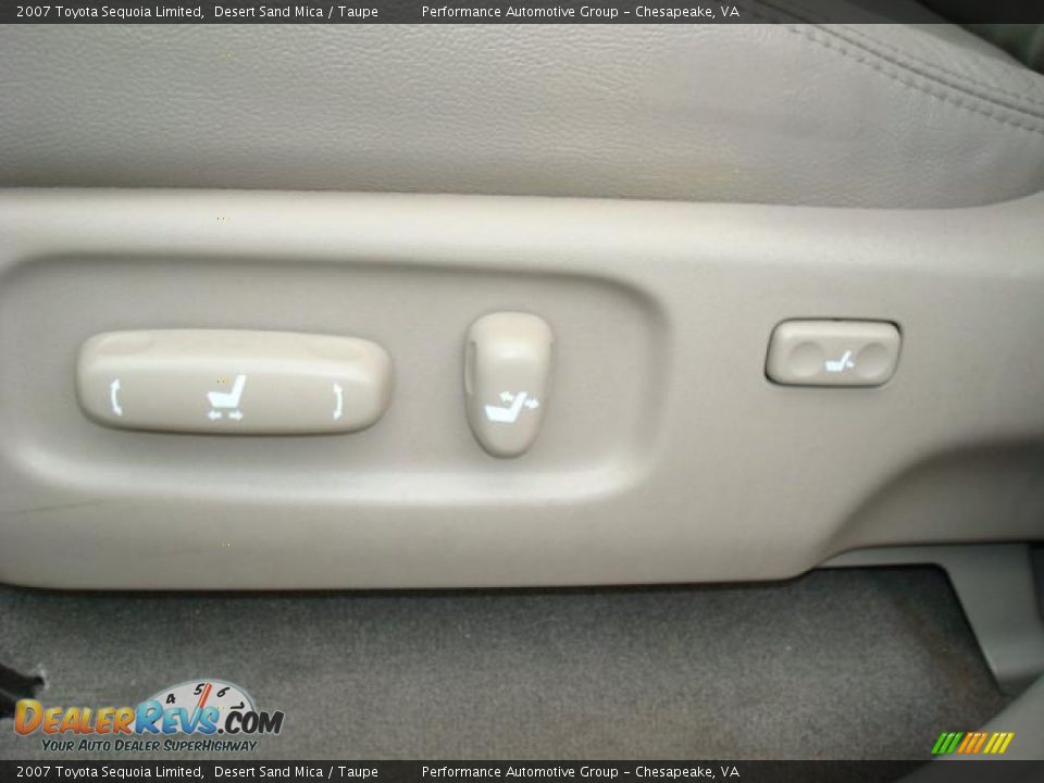2007 Toyota Sequoia Limited Desert Sand Mica / Taupe Photo #21