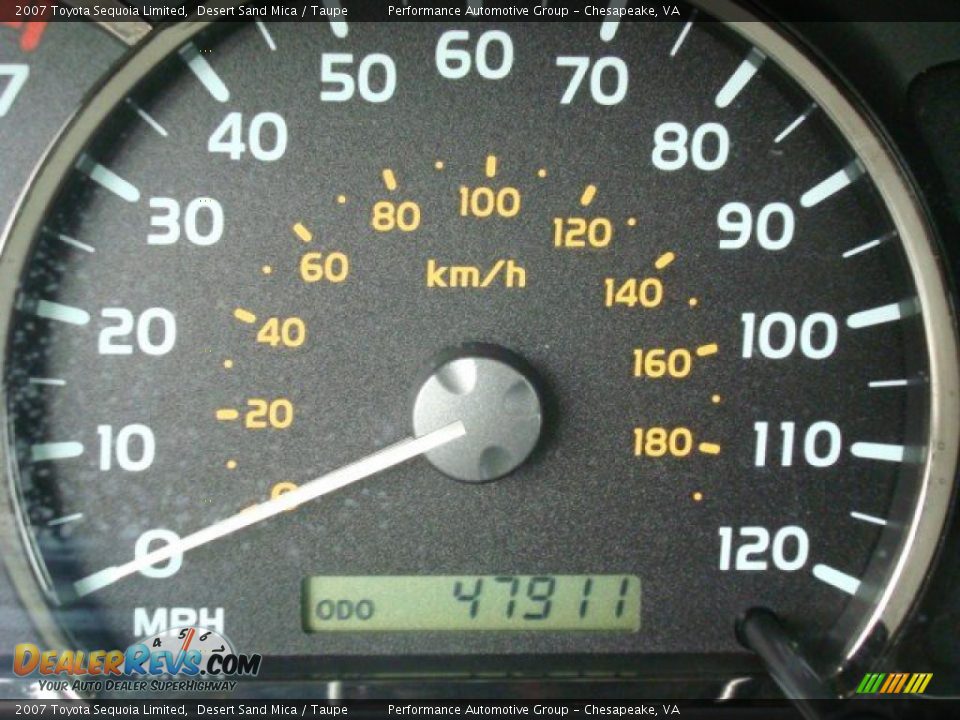 2007 Toyota Sequoia Limited Desert Sand Mica / Taupe Photo #26