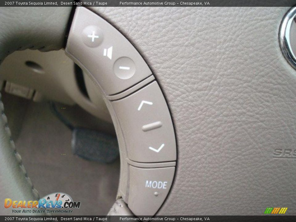 2007 Toyota Sequoia Limited Desert Sand Mica / Taupe Photo #27