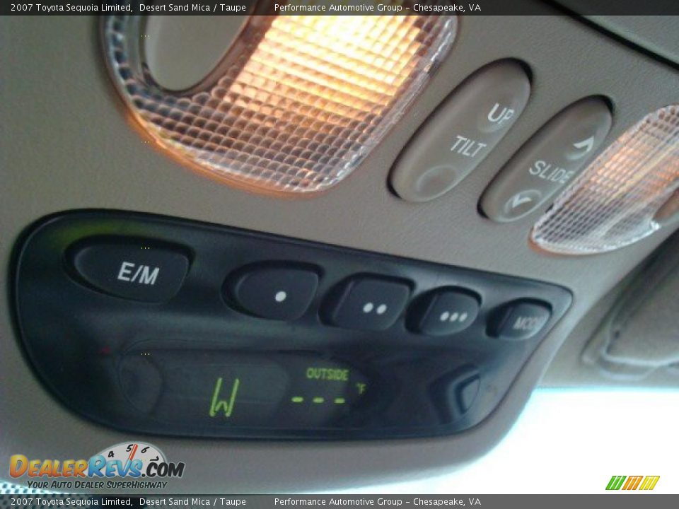 2007 Toyota Sequoia Limited Desert Sand Mica / Taupe Photo #28