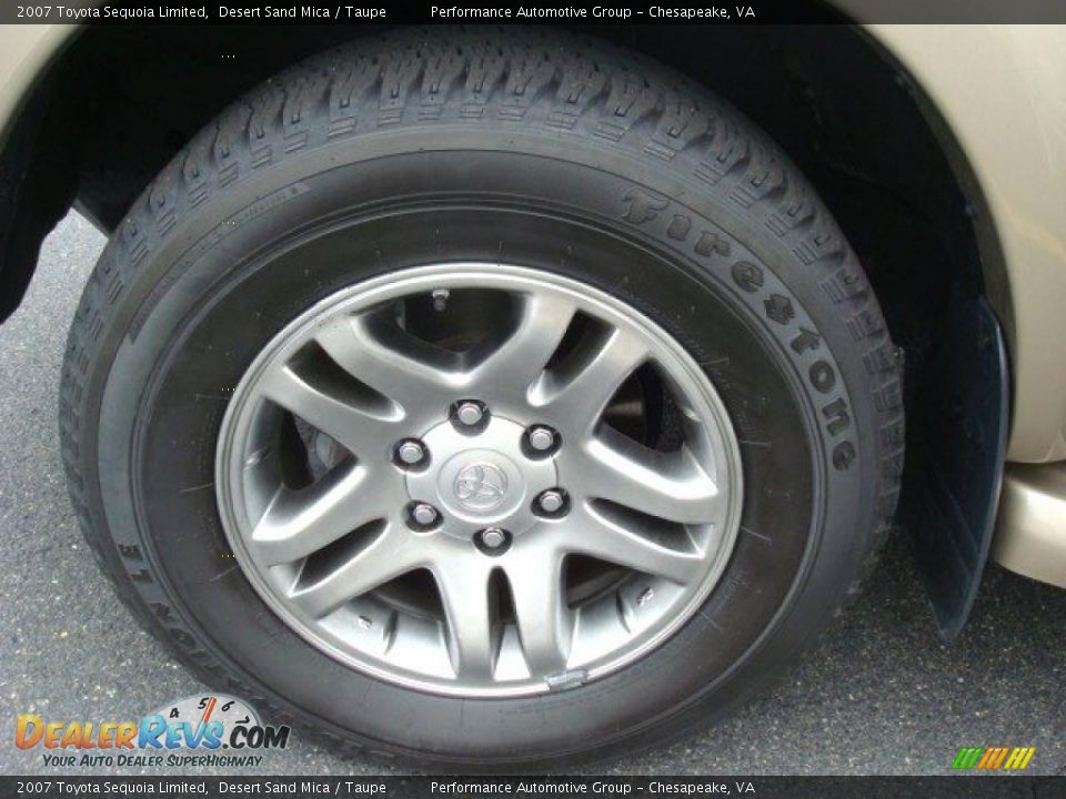 2007 Toyota Sequoia Limited Desert Sand Mica / Taupe Photo #30