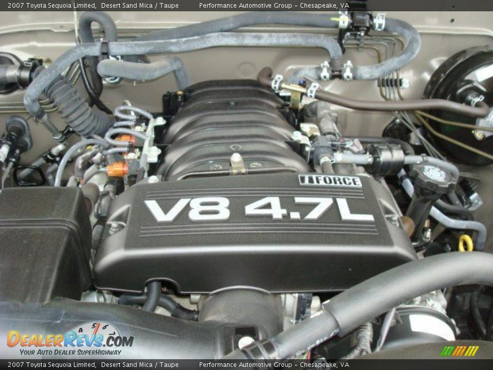 2007 Toyota Sequoia Limited Desert Sand Mica / Taupe Photo #32