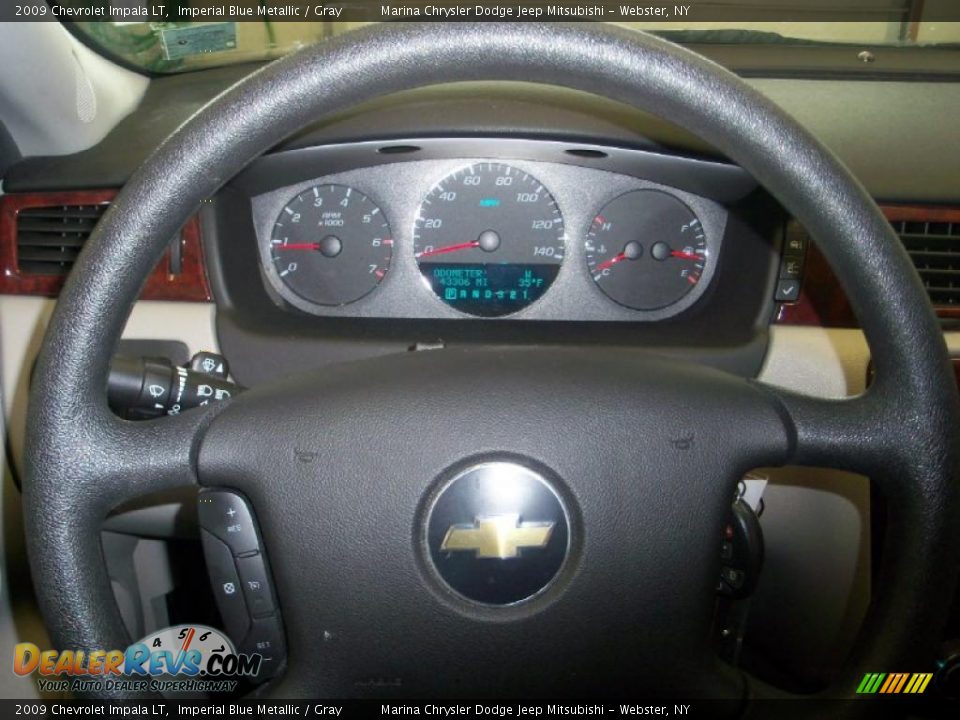 2009 Chevrolet Impala LT Imperial Blue Metallic / Gray Photo #5