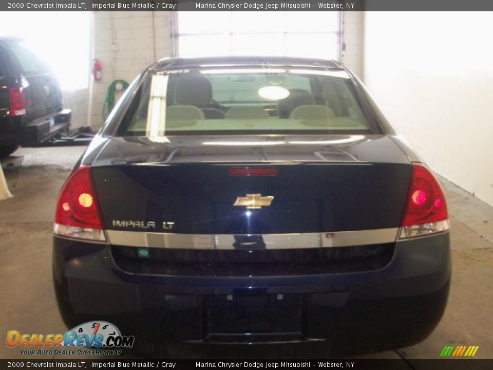 2009 Chevrolet Impala LT Imperial Blue Metallic / Gray Photo #8