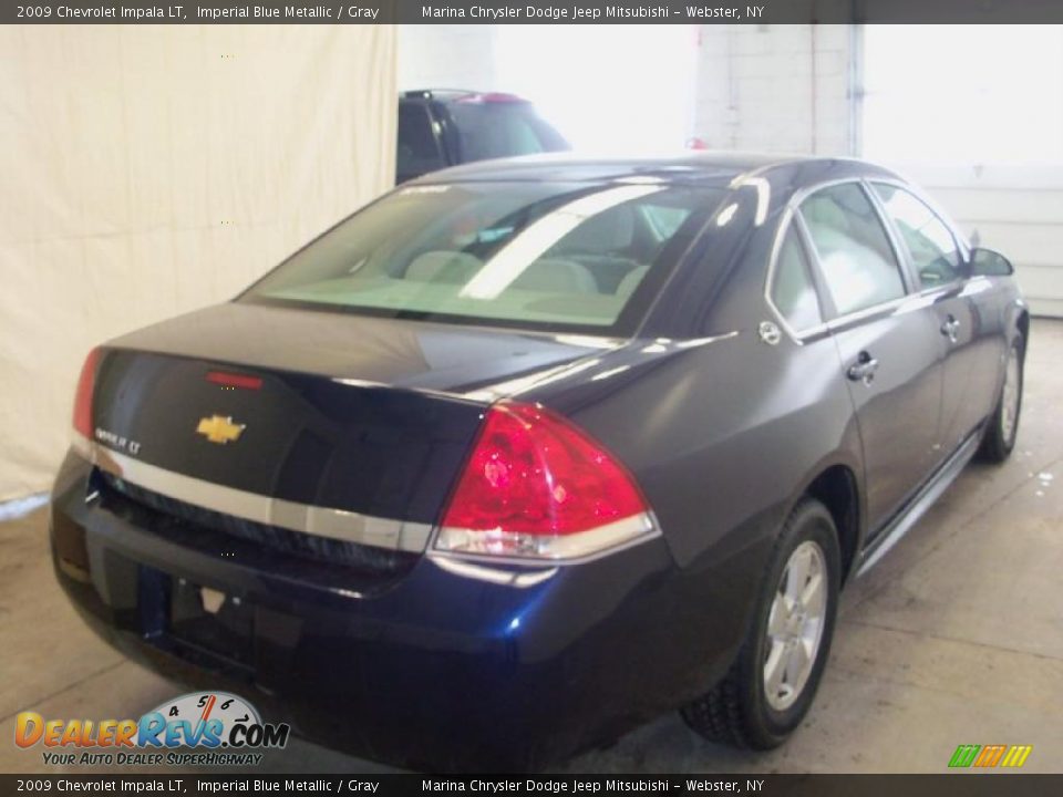 2009 Chevrolet Impala LT Imperial Blue Metallic / Gray Photo #9